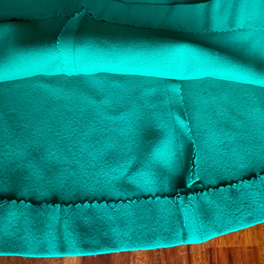 Elegant Vintage Green Sleeveless Dress - Picture 7 of 8
